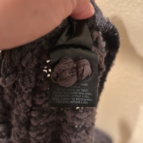 Moth woman's grey and dark grey cool sweater - Picture 10 of 10